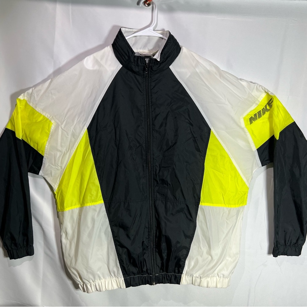 Vintage Nike 90s Tag Adult Color Block Windbreaker Jacket Size 3XLT.
